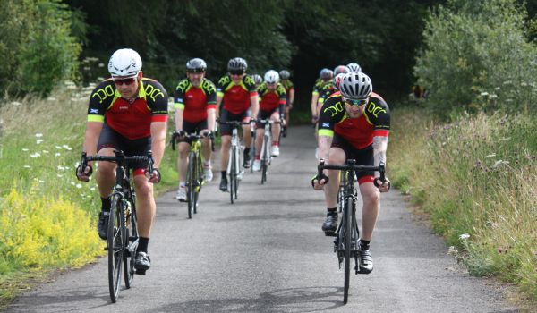 Cyclists from Dumfries Cycling Club